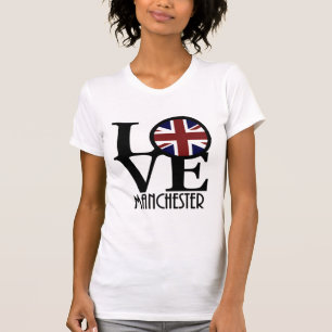 T-shirt LOVE Manchester Angleterre