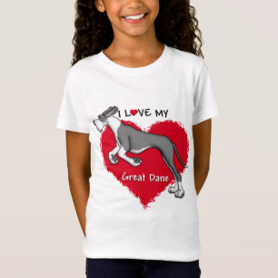 T-Shirt Love Mantle Great Dane UC