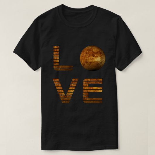 T-shirt Love Mars Planet espace Exploration Astronomie Sci (Design devant)