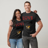 T-shirt Love Matters with heart handprints Hommes Femmes E (Unisexe)