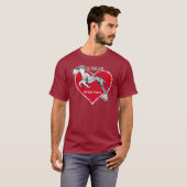 T-shirt Love MerleB Great Dane UC (Devant entier)
