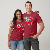 T-shirt Love MerleB Great Dane UC (Unisexe)