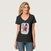 T-shirt Love Messy Bun VPK Teacher Squad Valentine's Day M (Devant entier)