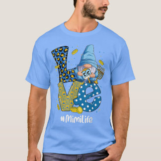 T-shirt Love Mimi Life Leopard Gnome Happy Chanukah Gnome 