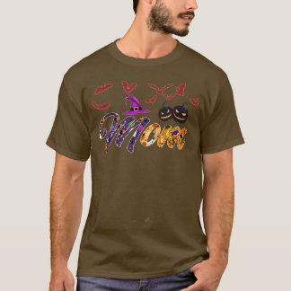 T-shirt Love Mom Pumpkin Witch Halloween