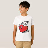 T-shirt Love Music (Devant entier)