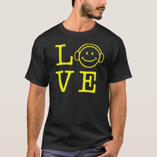 T-shirt Love Music (Devant)