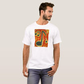 T-shirt Love Music Notes Phat Dyes Tie Dyes (Devant entier)
