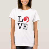 T-shirt Love Music Top (Devant)