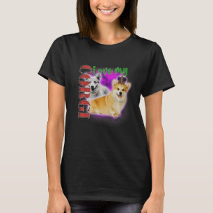 T-shirt Love My Corgi 90s Style Street Design