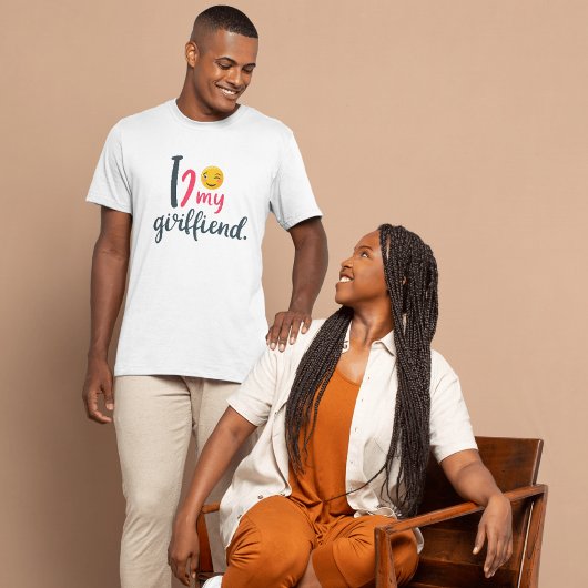 T-shirt Love My Girlfriend - Une expression parfaite