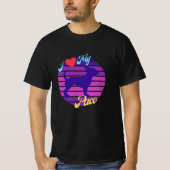 T-shirt Love My Paco Chihuahua Dog Retro Sunset (Devant)