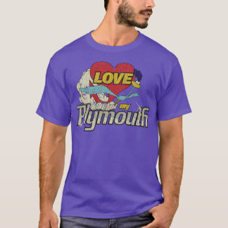 T-shirt Love My Plymouth 1969
