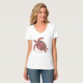 T-shirt Love Nature Turtle (Devant entier)