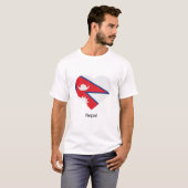 T-shirt Love Nepal (Devant entier)