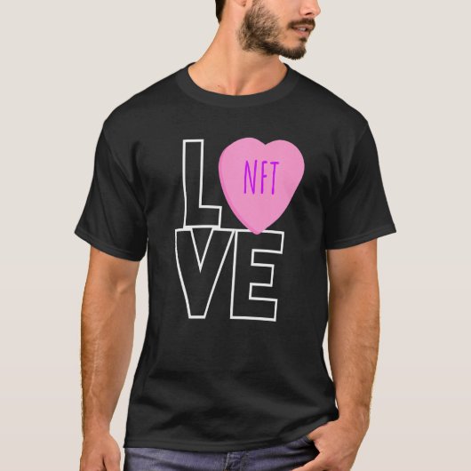 T-shirt Love Nft Funny Valentineu2019s Day Singles Award (Devant)