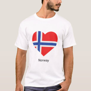 T-shirt Love Norvège