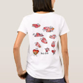 T-shirt Love Note Hearts (Dos)