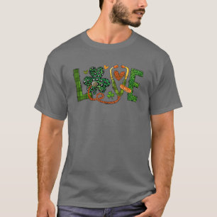 T-shirt Love Nurse Funny Nurse Jour de la Saint Patrick