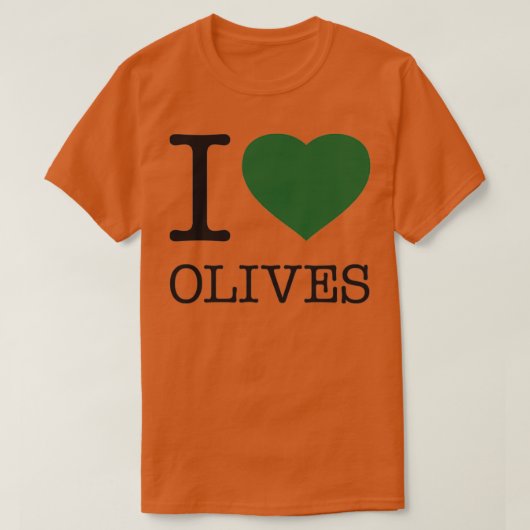 T-SHIRT LOVE OLIVES (Design devant)