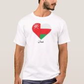 T-shirt Love Oman - Anglais (Devant)