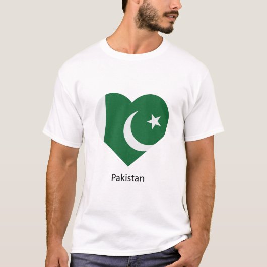 T-shirt Love Pakistan (Devant)