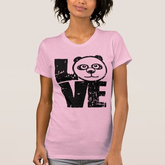 T-shirt Love Panda (Devant)