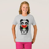 T-shirt Love Panda® (Devant entier)