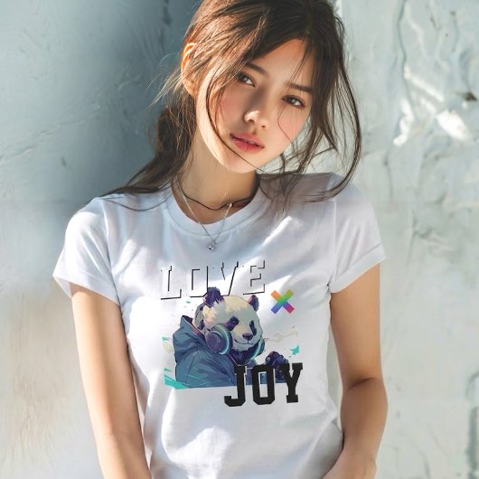 T-shirt LOVE × PANDA - Custom