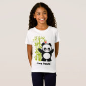 T-Shirt Love Panda® Kids Vêtement ajusté (Devant entier)
