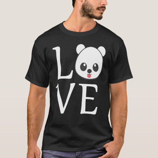 T-shirt Love Pandas (Devant)