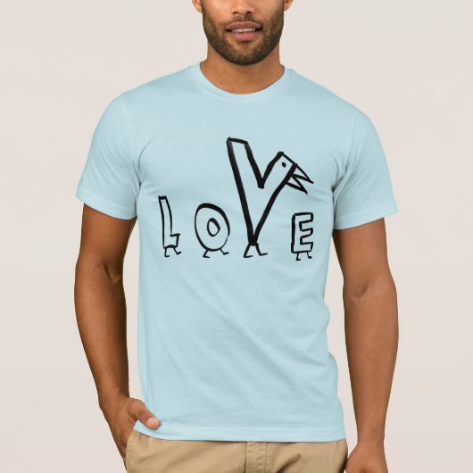 T-shirt Love Parade (Devant)
