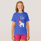 T-shirt Love Paris French Poodle Super Cute (Devant entier)