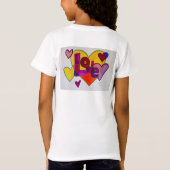 T-Shirt Love Patchwork Hearts Word Art Shirts (Dos)