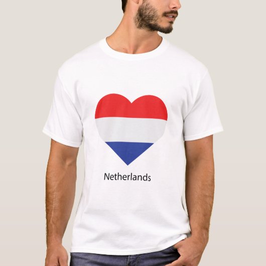 T-shirt Love Pays-Bas (Devant)