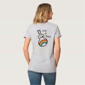 T-shirt Love & Peace Uke (Dos entier)