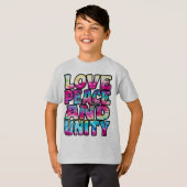 T-SHIRT LOVE PEACE UNITY. (Devant entier)