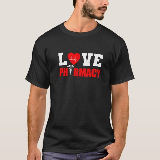 T-shirt Love Pharmacy Propriétaire d'entreprise (Devant)