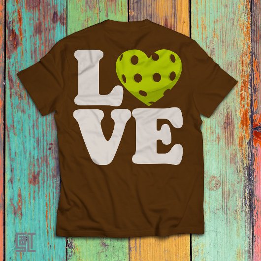 T-shirt Love Pickleball Heart