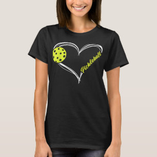 T-shirt Love Pickleball - mignon match de pickleball, I lo