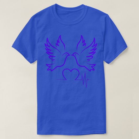 T-shirt Love Pigeon 4 (Design devant)
