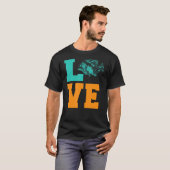 T-shirt Love Piranha (Devant entier)