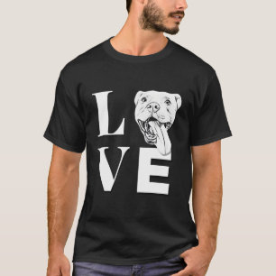 T-shirt Love Pit Bulls Er Pitbull