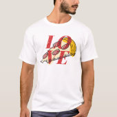 T-shirt Love Pizza (Devant)
