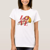 T-shirt Love Pizza (Devant)