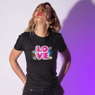T-shirt Love Pop Art Comic