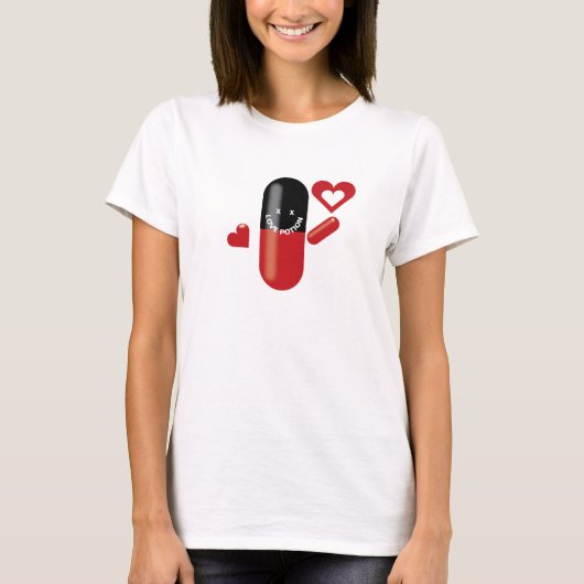 T-shirt Love Potion Pill (Devant)
