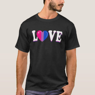 T-shirt Love Pride Lgbtq Bisexual Flag Equality Gay
