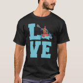 T-shirt Love Rafting (Devant)