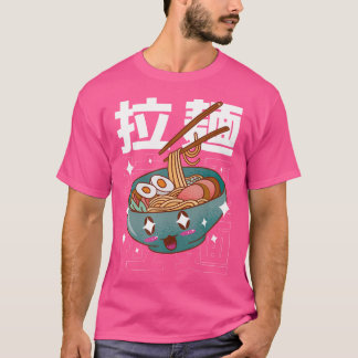 T-shirt Love Ramen Anime Noodles Kawaii Japonais Japon Ske